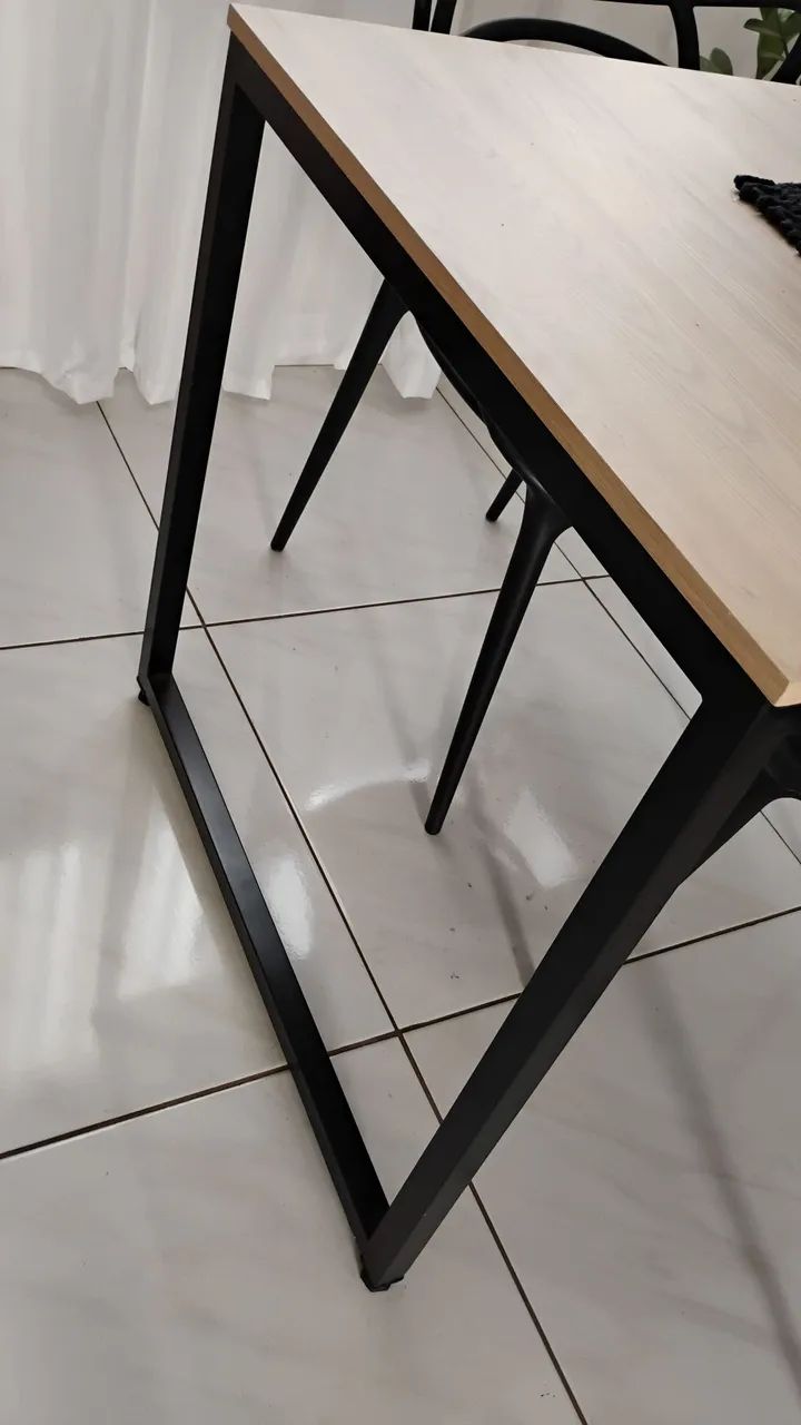 Mesa de jantar estilo industrial  - Foto 2