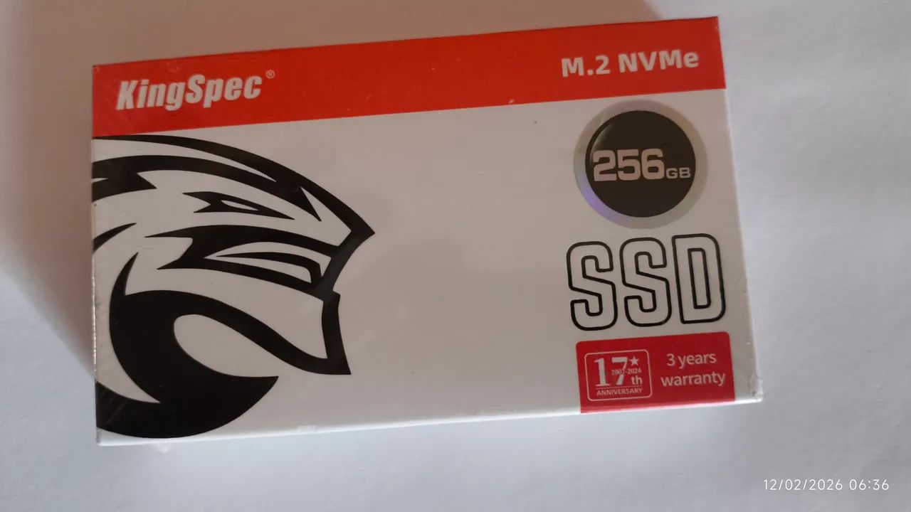 SSD NVMe 256 GB 