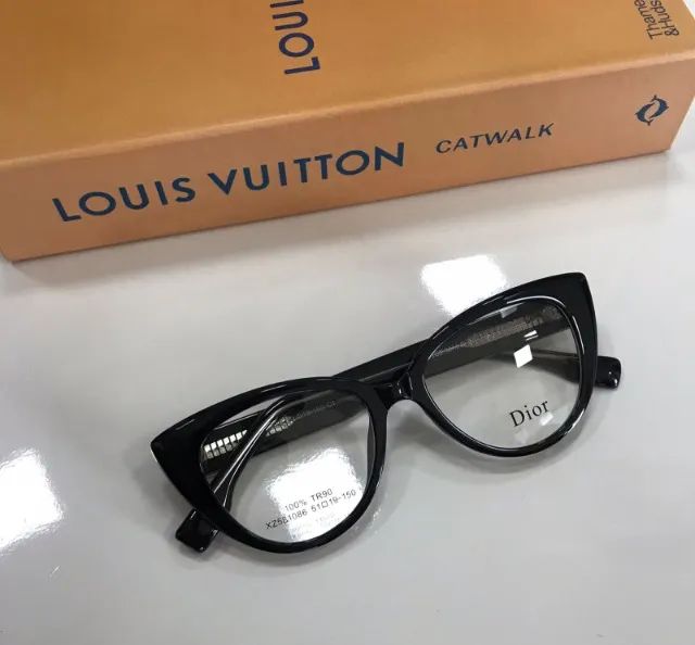 óculos armação de grau dior cat black  - Foto 4