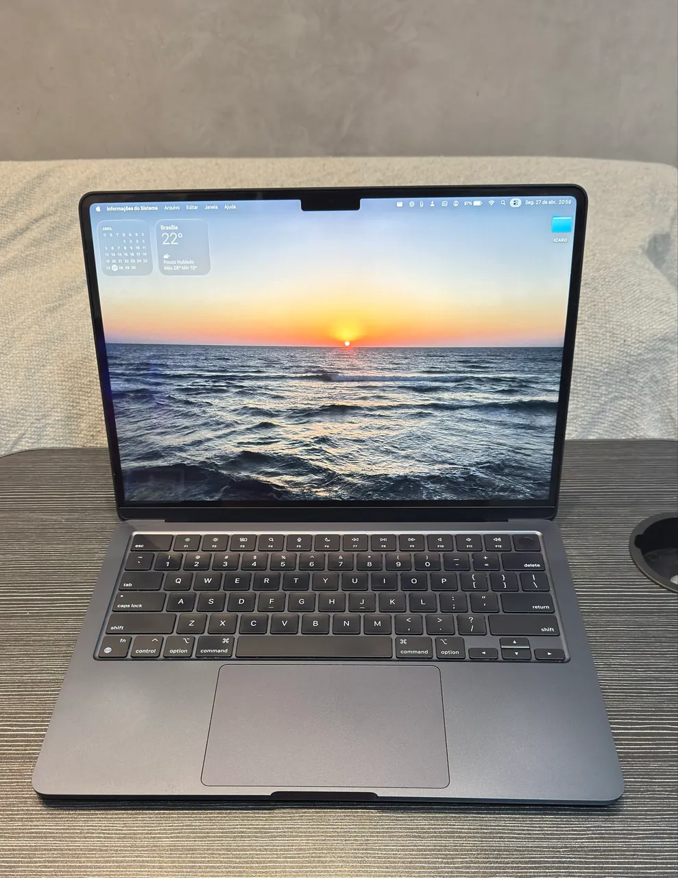 MacBookAir M5 2026 16GB 512Gミッドナイト13インチ Apple 2026 MacBook Air (de 13 polegadas, Chip M5 da Apple com CPU