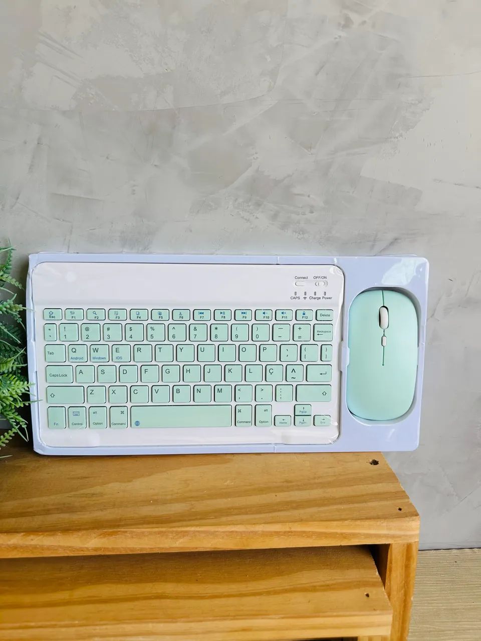 Kit Teclado e Mouse Bluetooth | Sem Fio | Compacto | Entrega Imediata