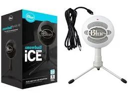 Microfone Condensador USB Blue Snowball iCE - Branco (Logitech) - Foto 3