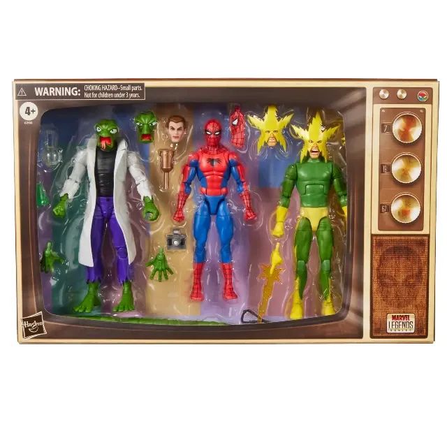 Marvel Legends Series Spider-Man, Marvel's Lizard, & Marvel's Electro