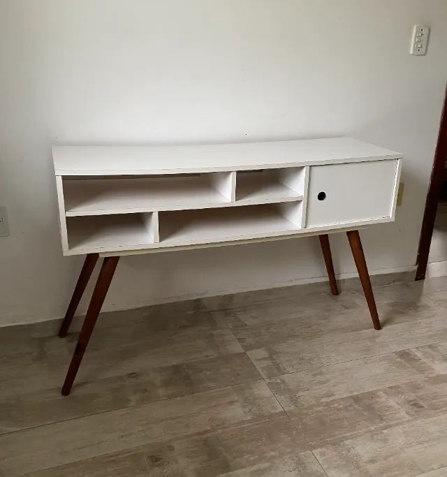 Rack branco estilo retrô - Foto 3