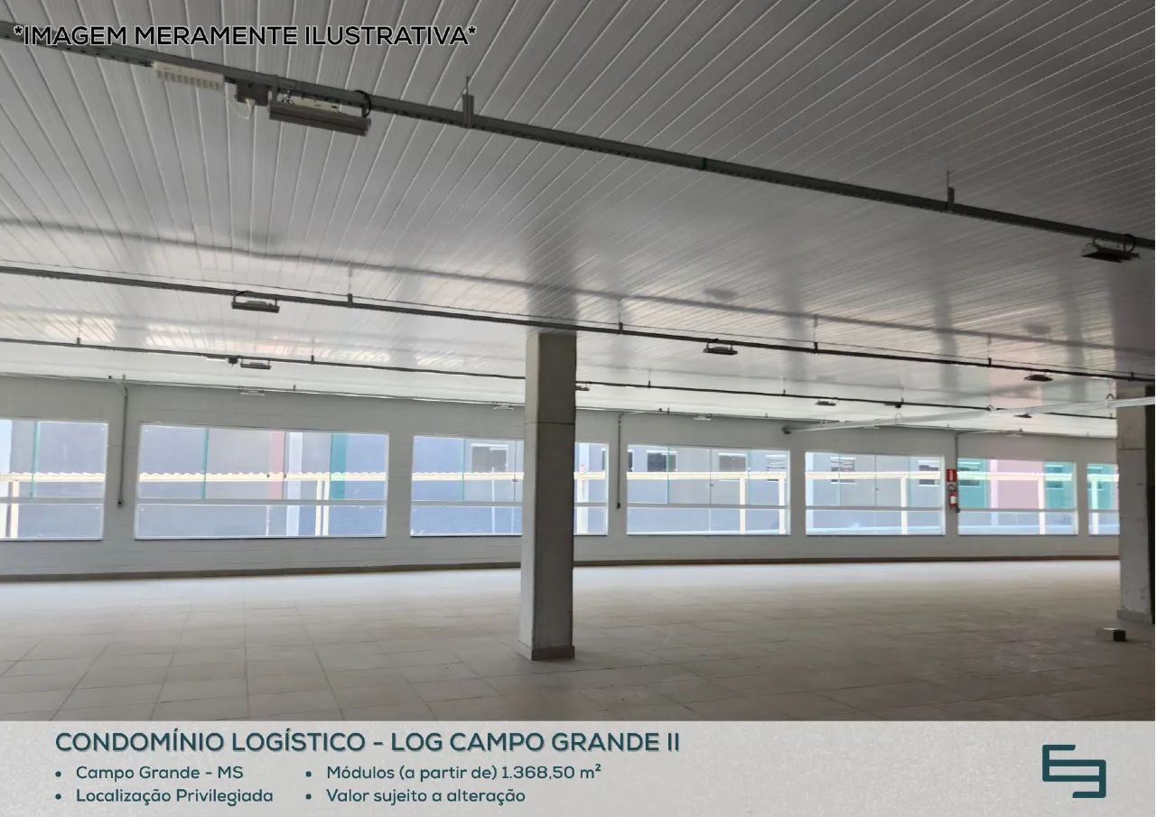 Galpão para alugar em Campo Grande/MS com 1.368,50 m² e 5 docas BTS