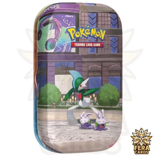 Kit 5 Mini Lata Lumiose City - Pokémon TCG - Foto 3