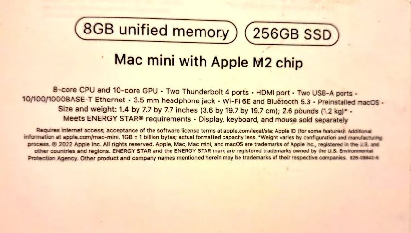 Mac Mini M2 8GB de RAM 256GB SSD - Computadores e Desktops - Poço