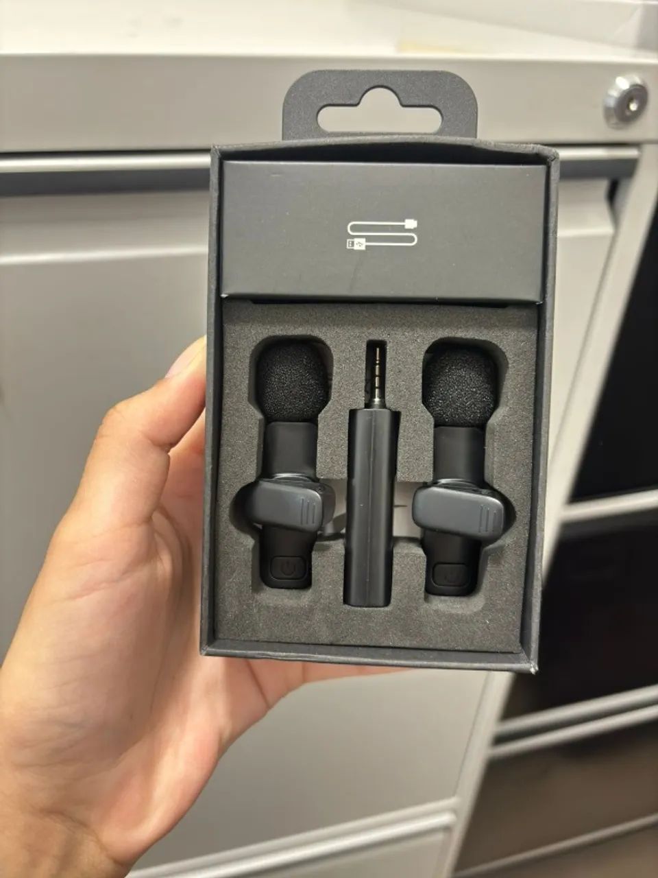 ? Microfone Sem Fio K35 - Novo, nunca usado - Foto 3