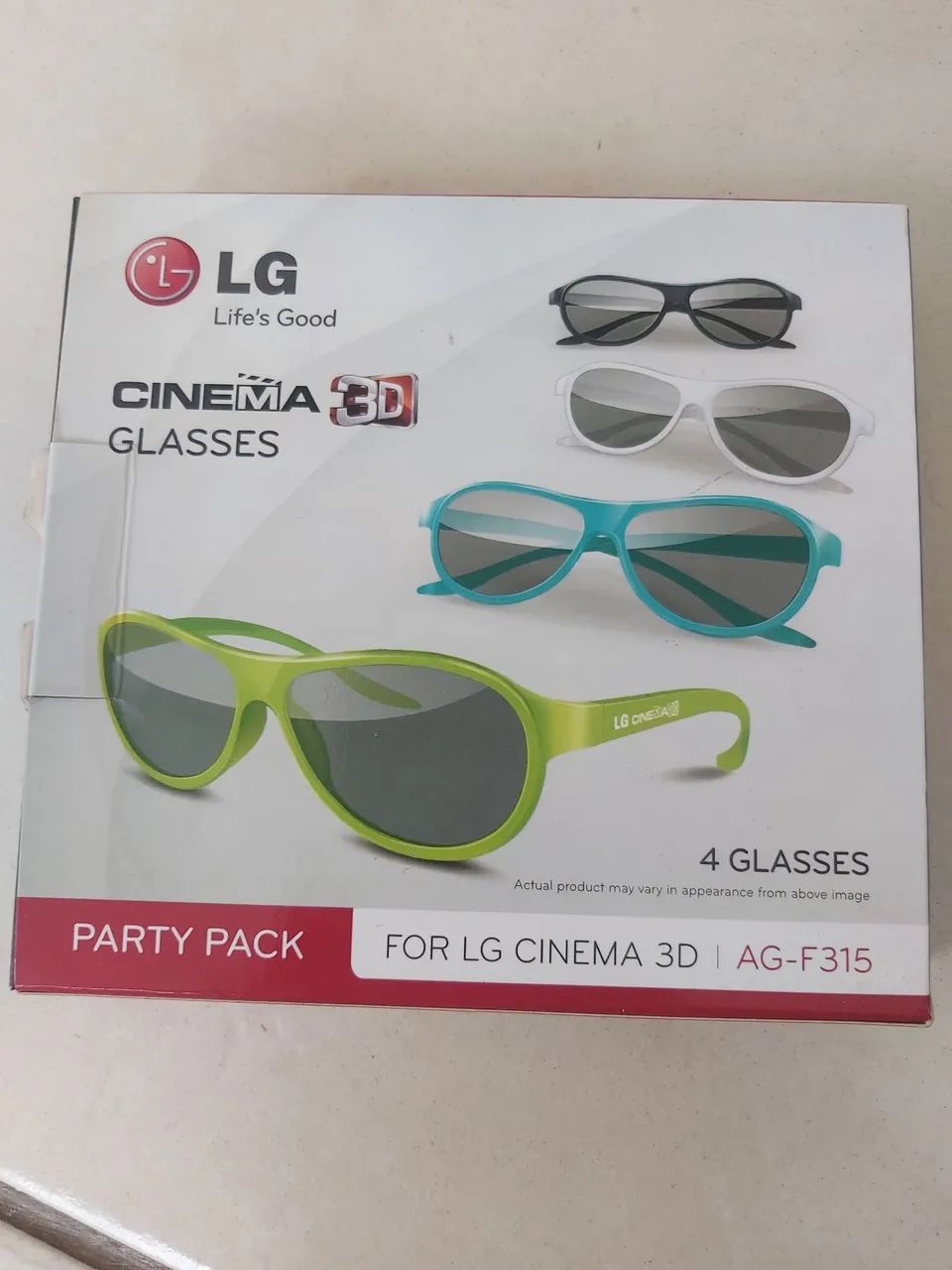 Óculos 3d LG 4pçs