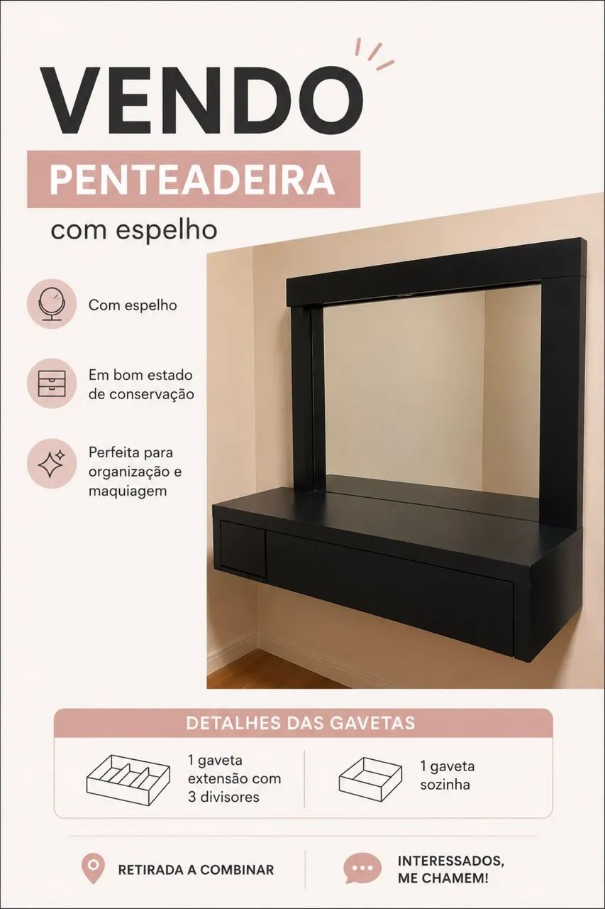 VENDO PENTEADEIRA  - Foto 3