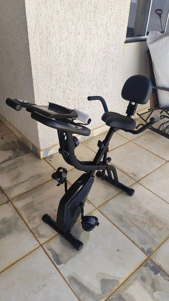 Bicicleta ergométrica horizontal seminova - Foto 2
