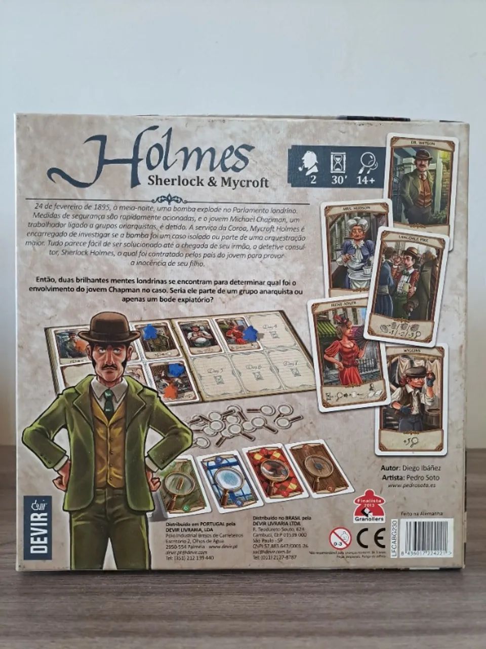 Jogo de Tabuleiro "Holmes Sherlock & Mycroft" - Foto 2
