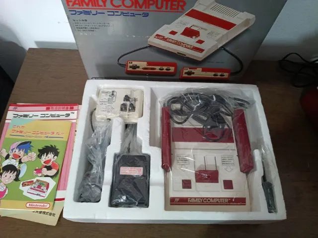Console Family Computer Famicom com Mod AV original completo - Foto 2
