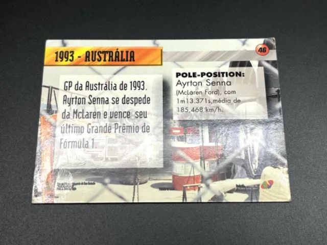 CARD COLECIONAVEL AYRTON SENNA - Foto 2