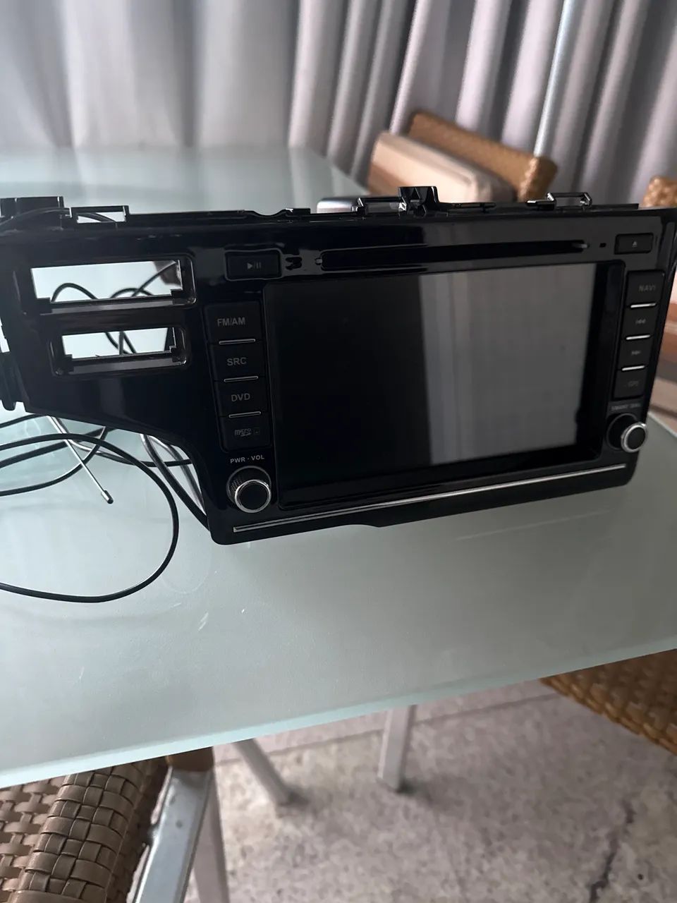 Central Multimídia Original Honda Fit 2017 - Bluetooth, DVD e USB