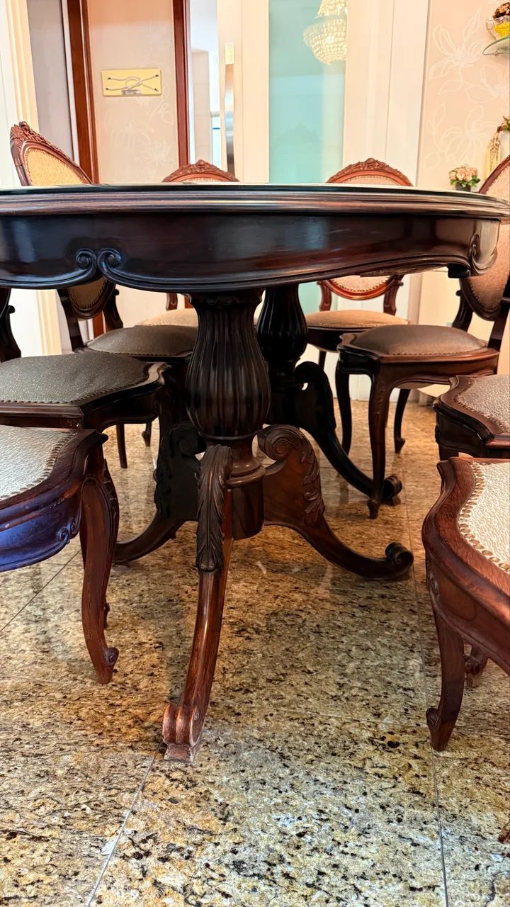 MESA JACARANDÁ COM 8 CADEIRAS - Foto 3