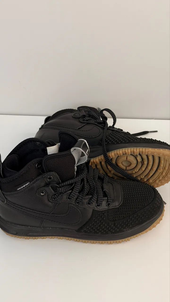 NIKE LUNAR FORCE DUCKBOOT BLACK GUM - Foto 2