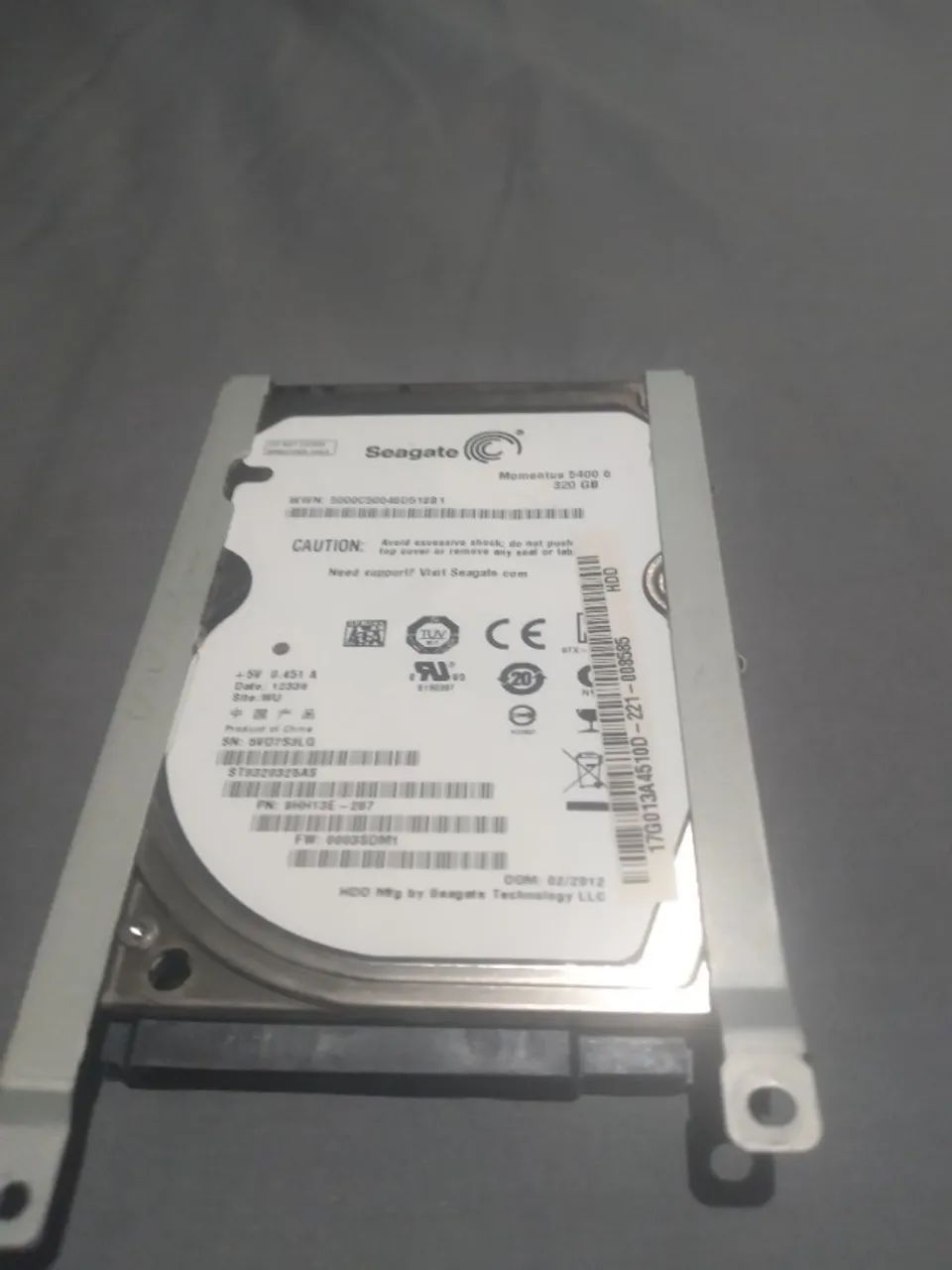Hd de notebook 320gb.451035319994296321