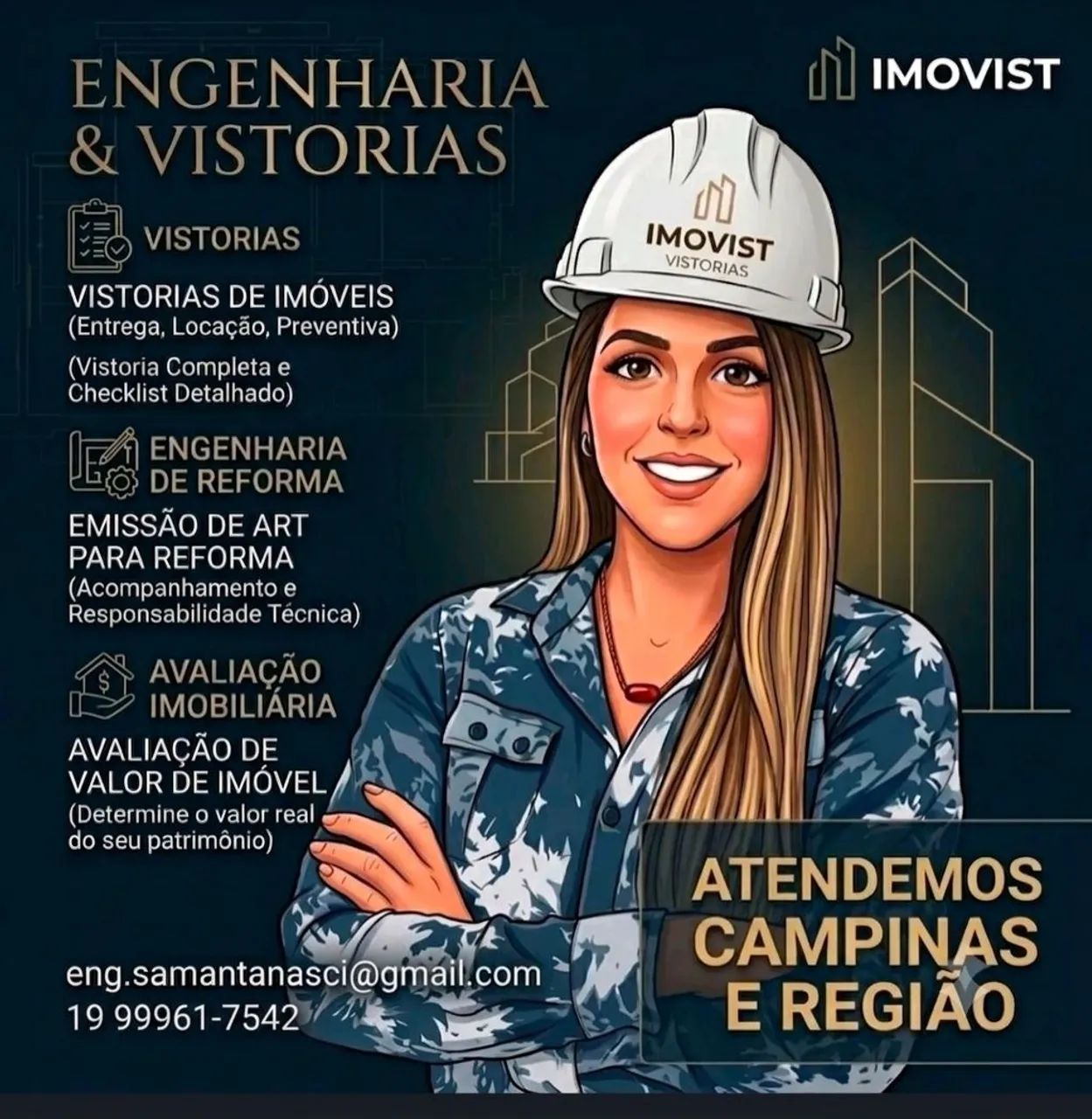 Engenheira Civil - Avaliação Imobiliária 