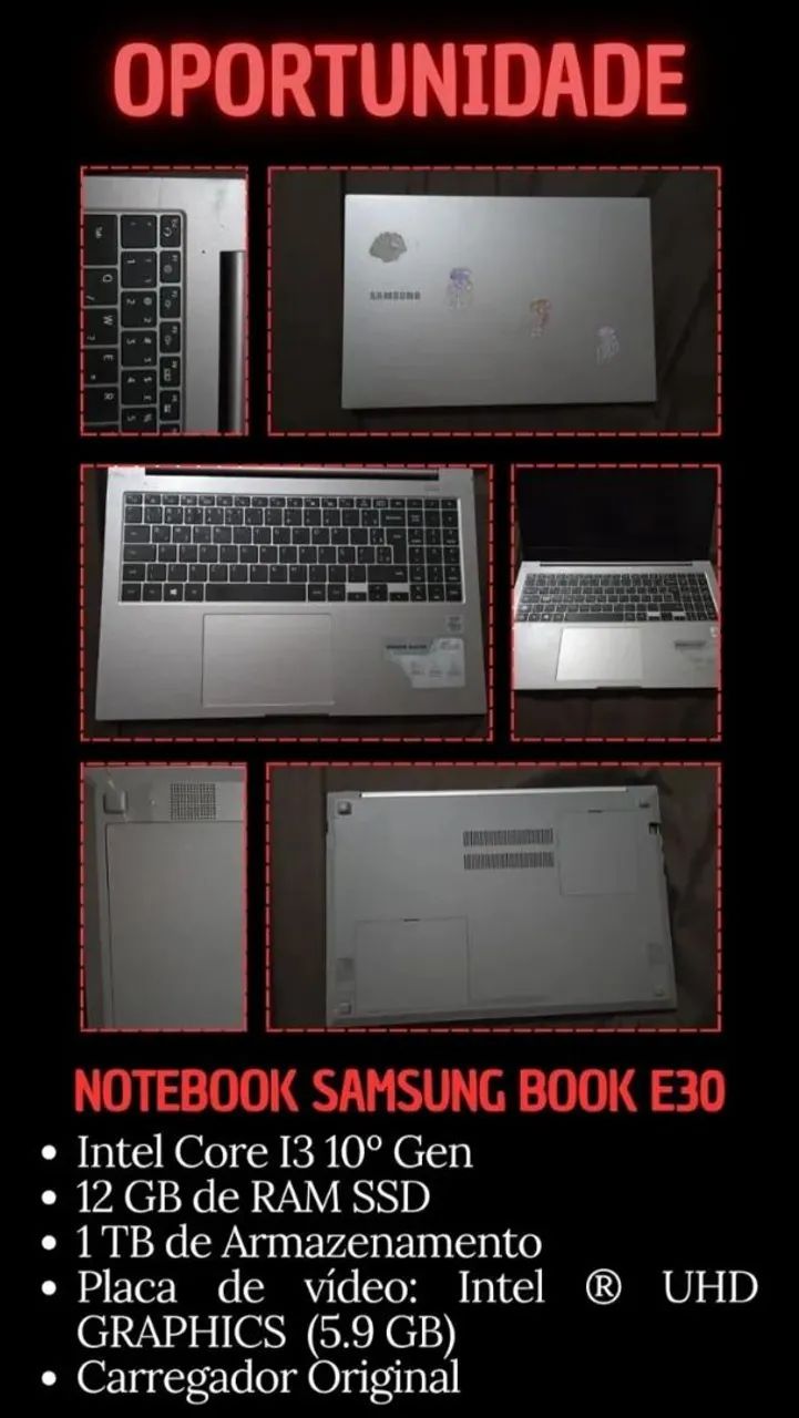 Notebook Samsung Book E30