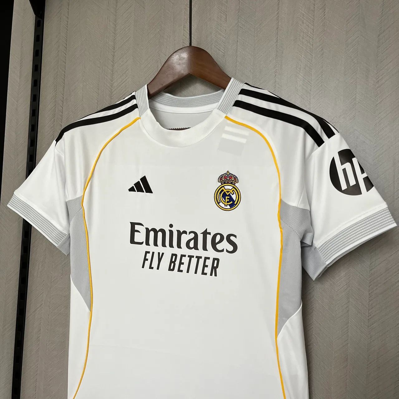 Conjunto Camisa + Short Infantil/juvenil Real Madrid I 25/26 2 a 13 Anos - Foto 5