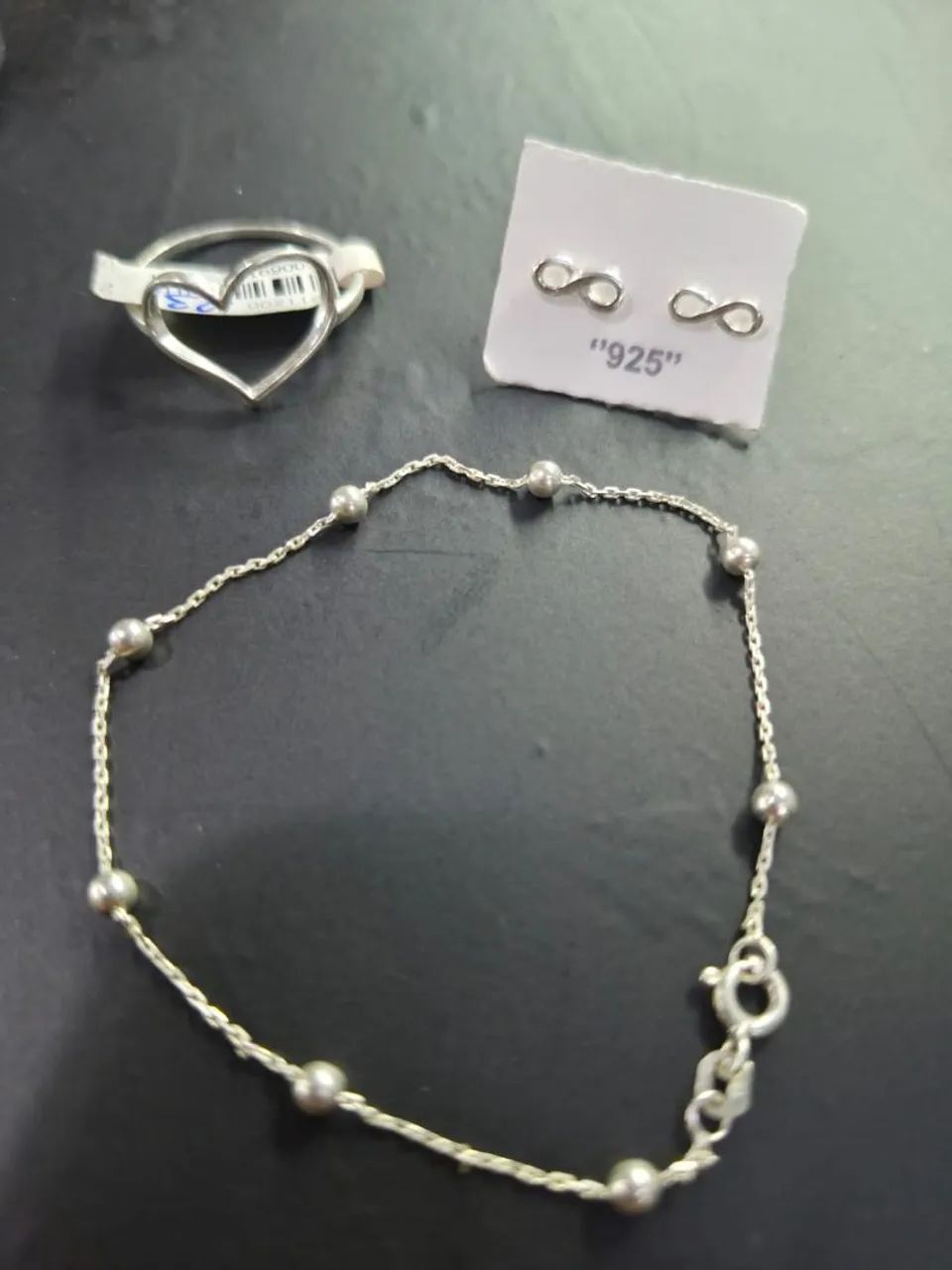 Kit de joias de prata 925