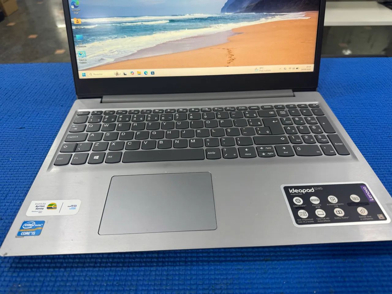 Notebook Lenovo i5 Ssd 240 8gb memória 