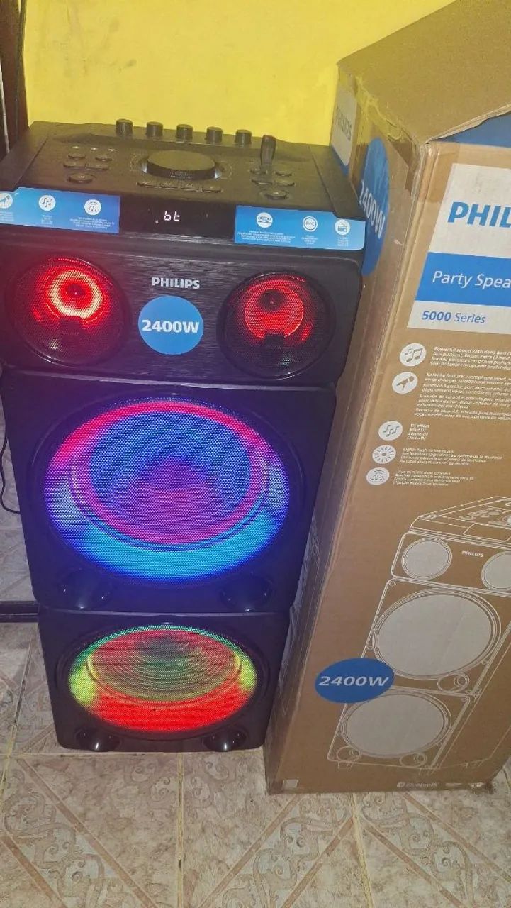 Caixa de som Philips semi nova  - Foto 2