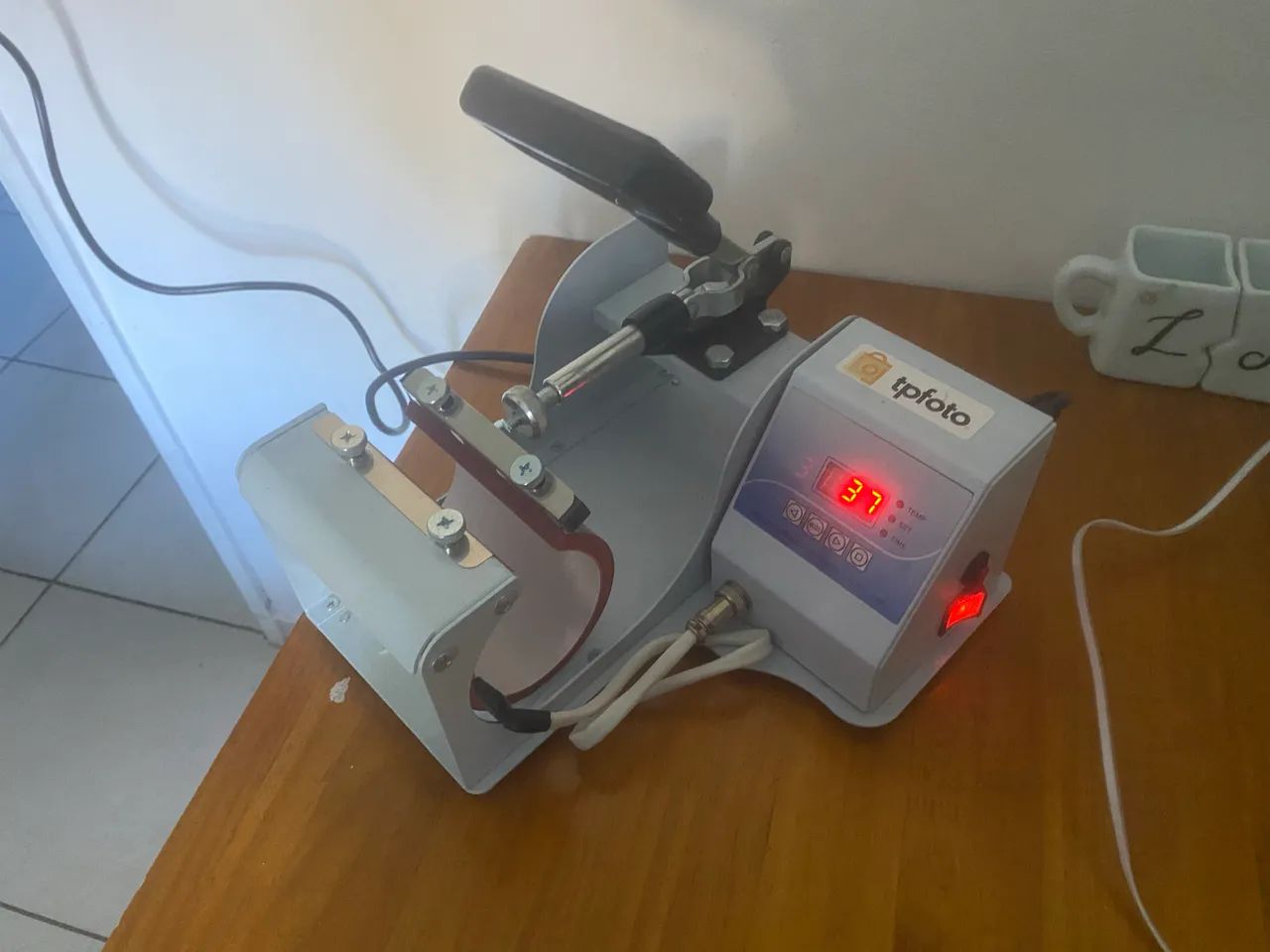  Prensa Térmica para Sublimação em Canecas Painel Digital - Foto 2