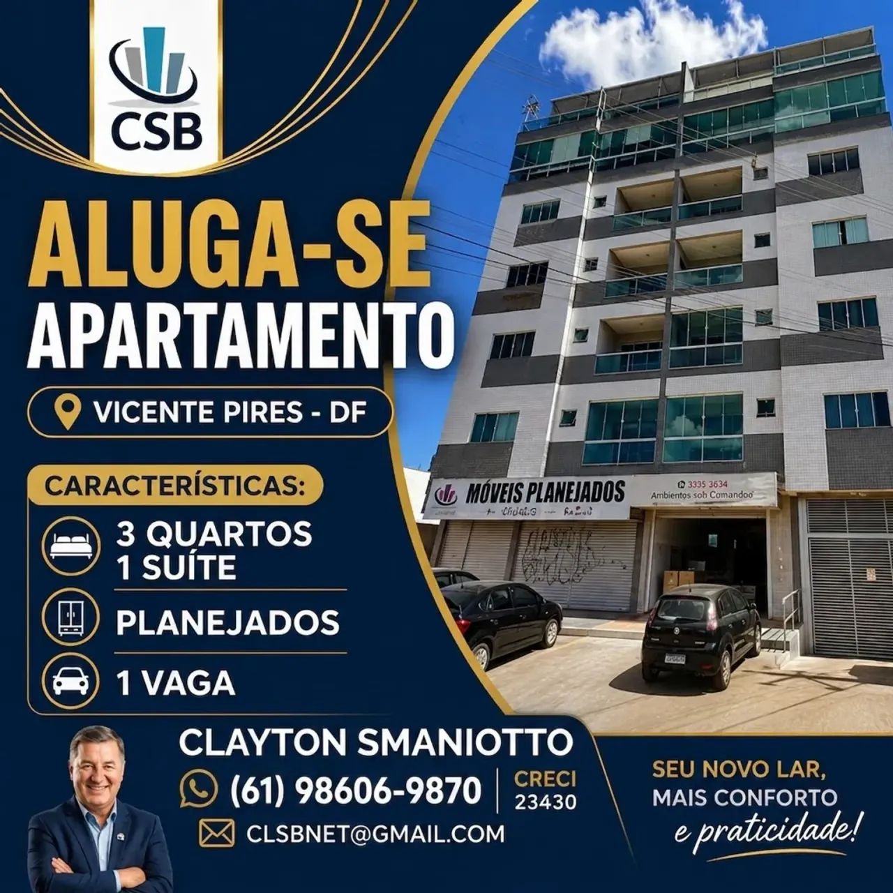 ALUGO APARTAMENTO 3 QUARTOS 1 SUITE - Foto 5