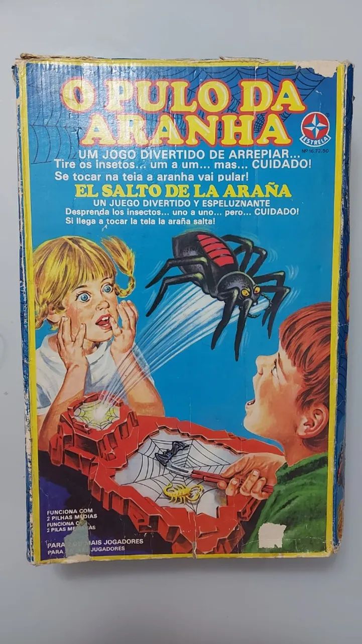 O Pulo da Aranha. Brinquedo Clássico da Estrela da década de 80.  - Foto 4