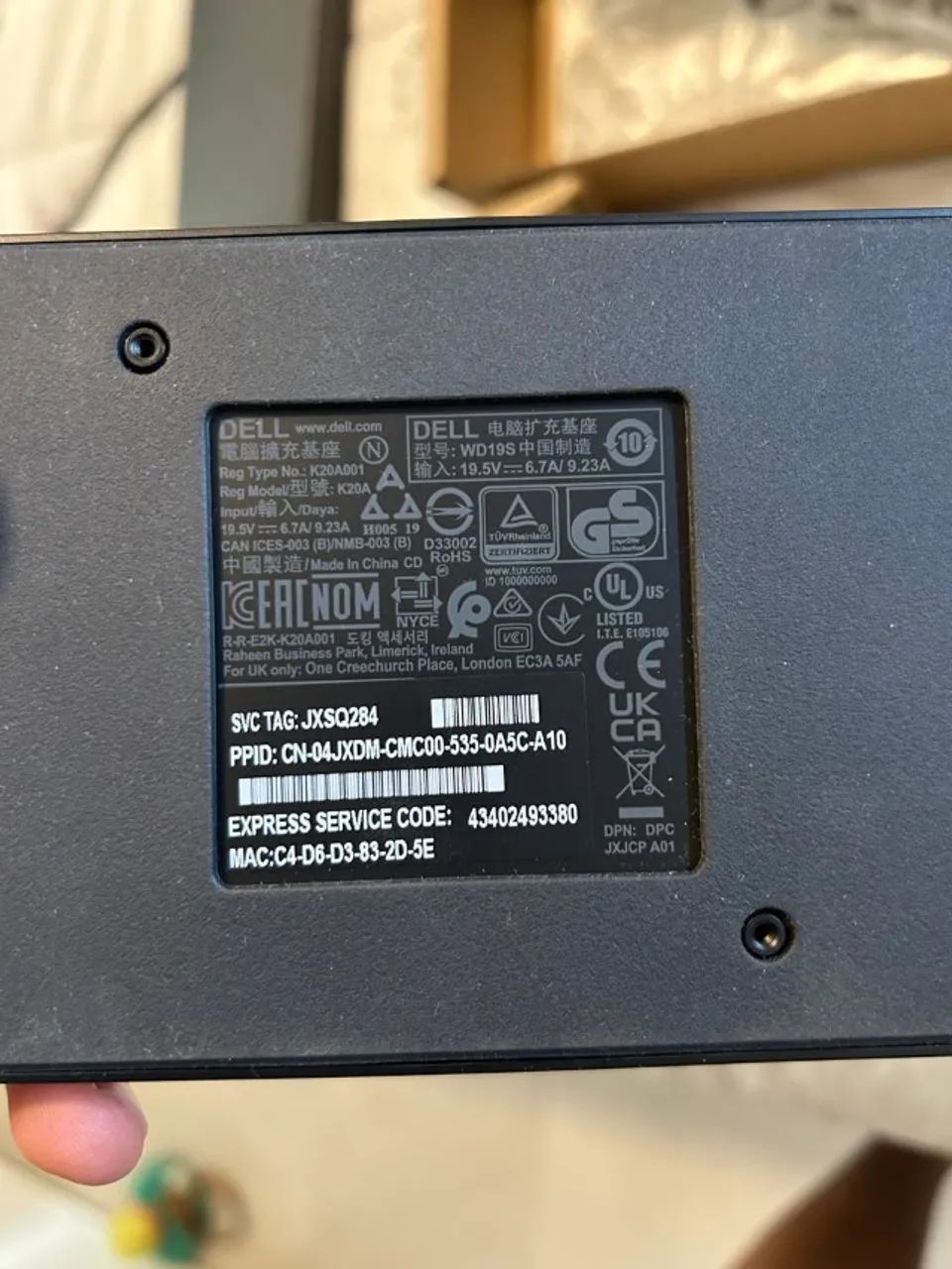 Dell Dock Station WD19S - Foto 3