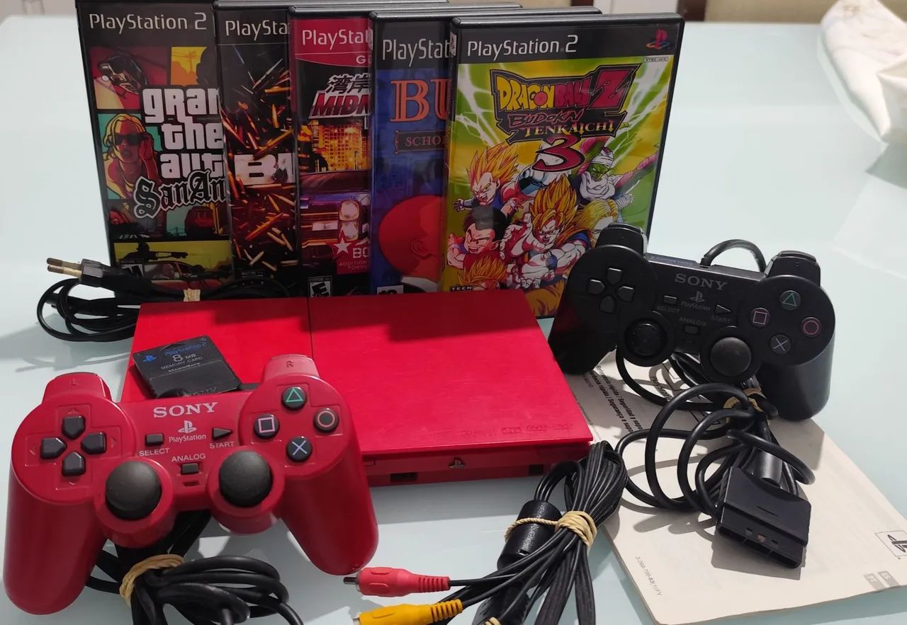 PLAYSTATION 2 Slim - Cinnabar Red - Foto 2