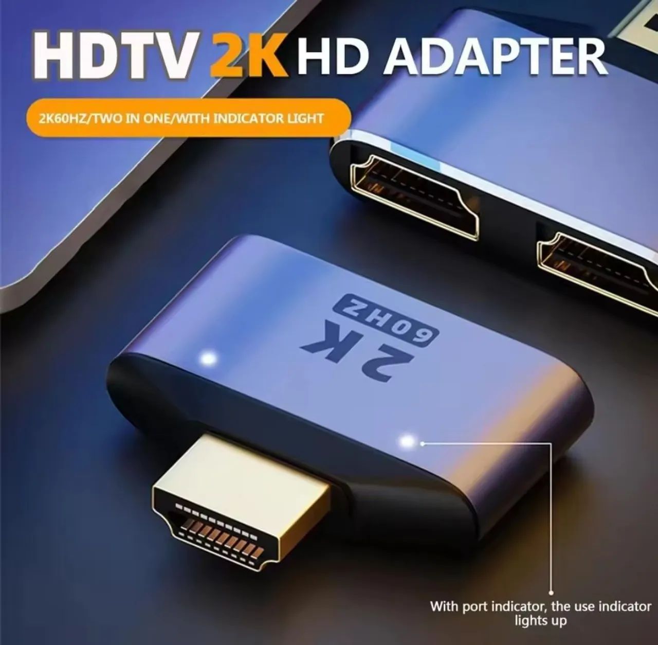 Adaptador divisor HDMI 2K - Foto 2