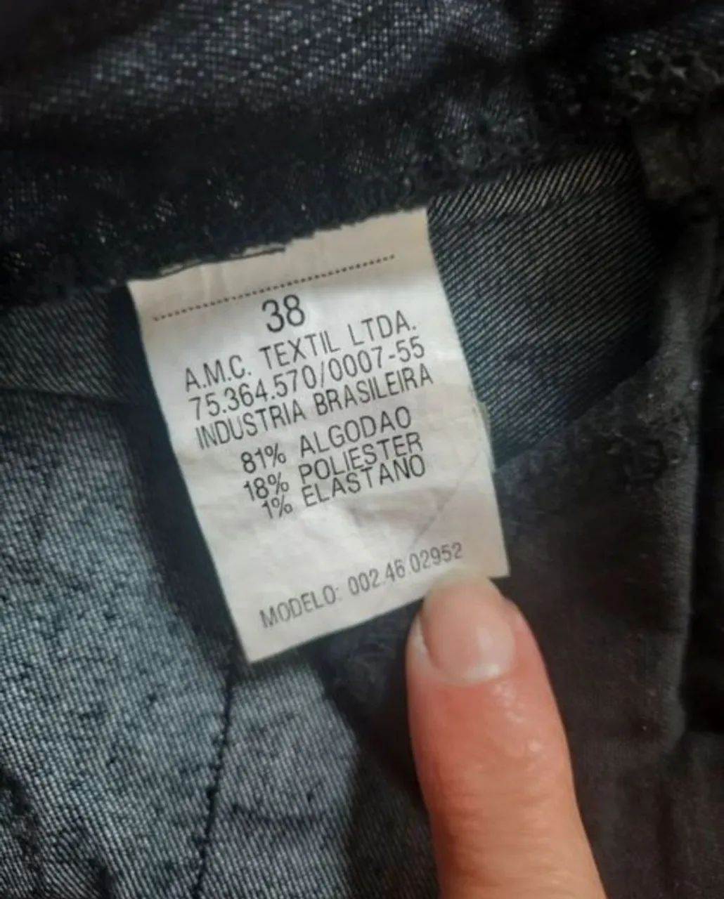 calça forum jeans azul escuro 36 - Foto 5