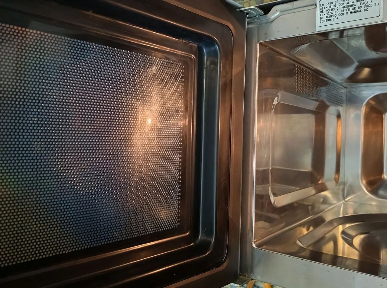 Microondas Brastemp inox com grill  - Foto 3