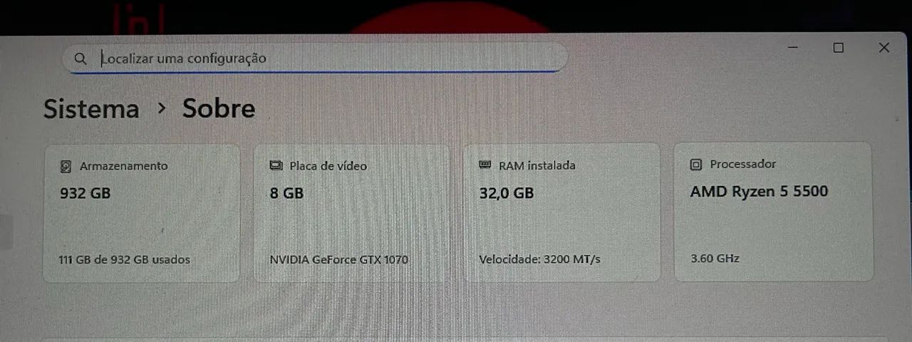 Pc gamer Ryzen 5 5500 - Foto 3