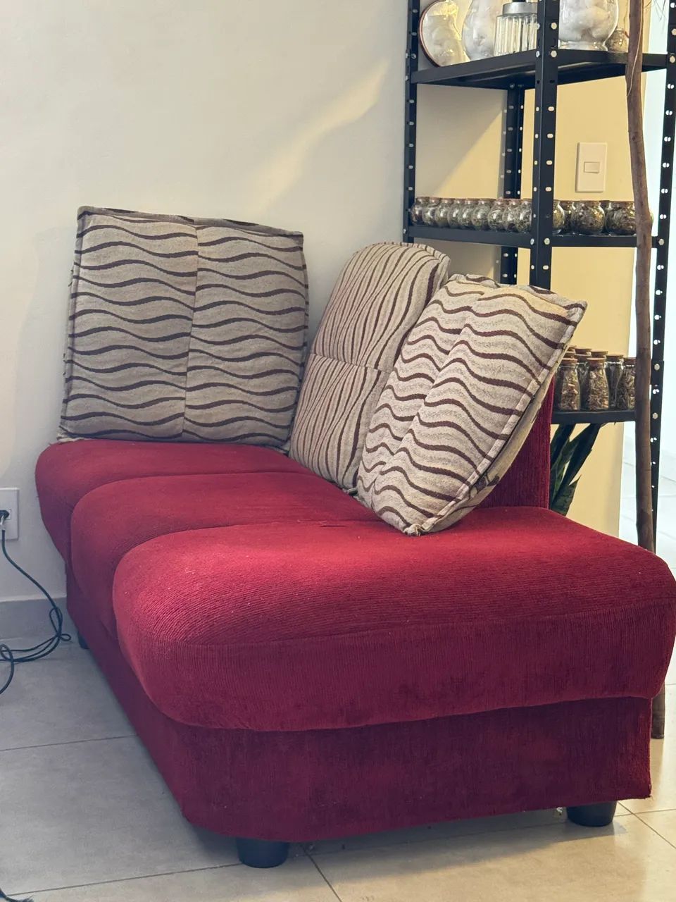 Sofá Vermelho Bella