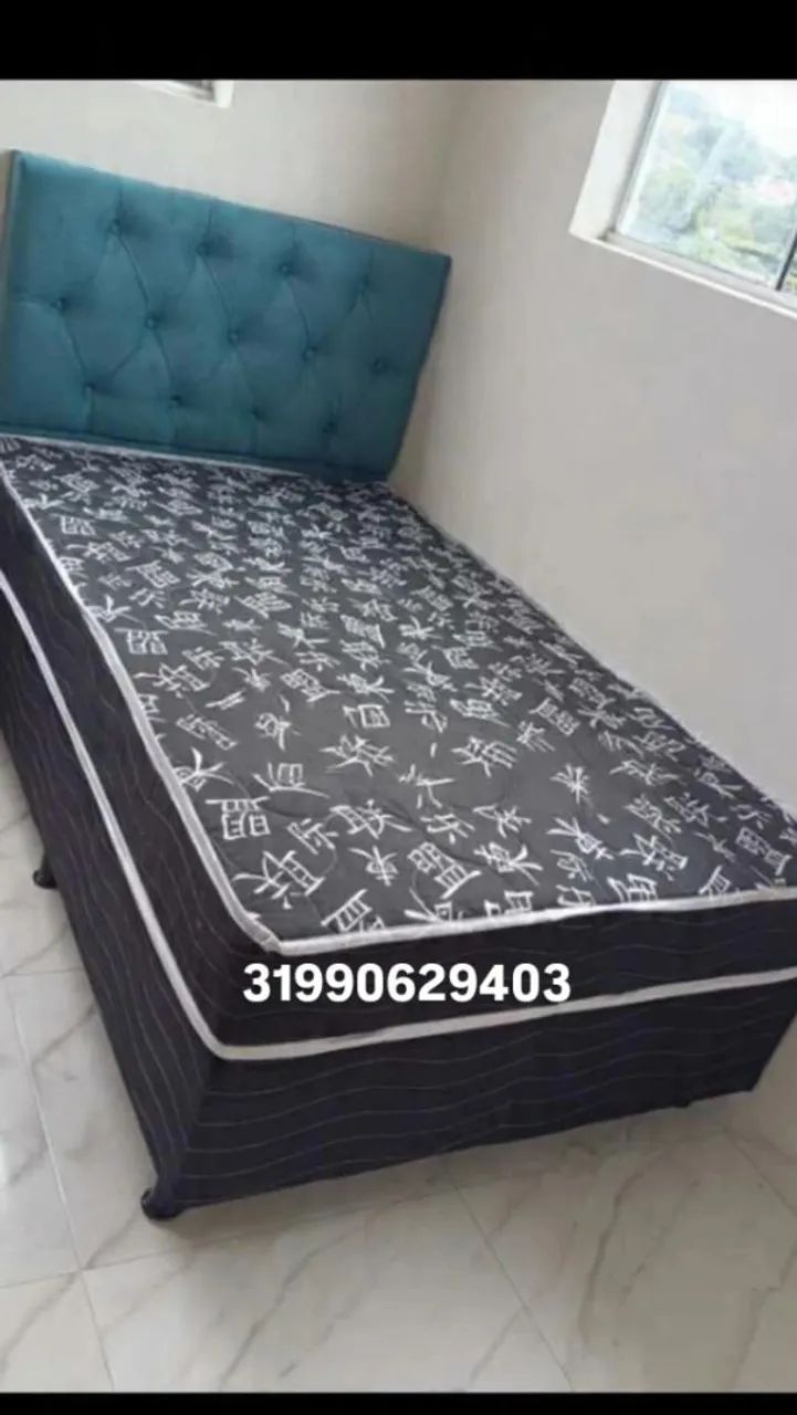 Cama box viúva molas ensacadas / disponível em estoque!!