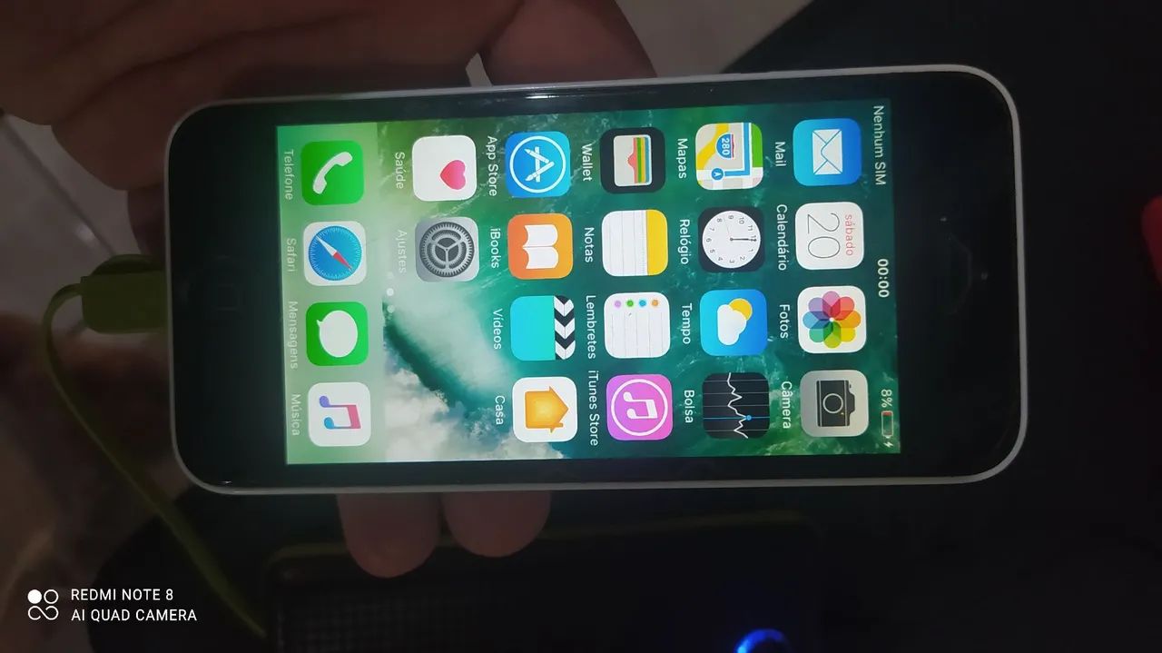 iPhone 5c branco  - Foto 3