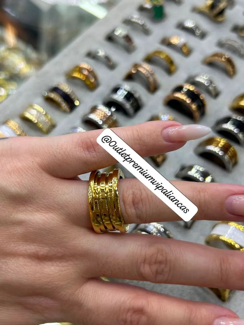 bvlgari anel Aliança bzero1 de luxo