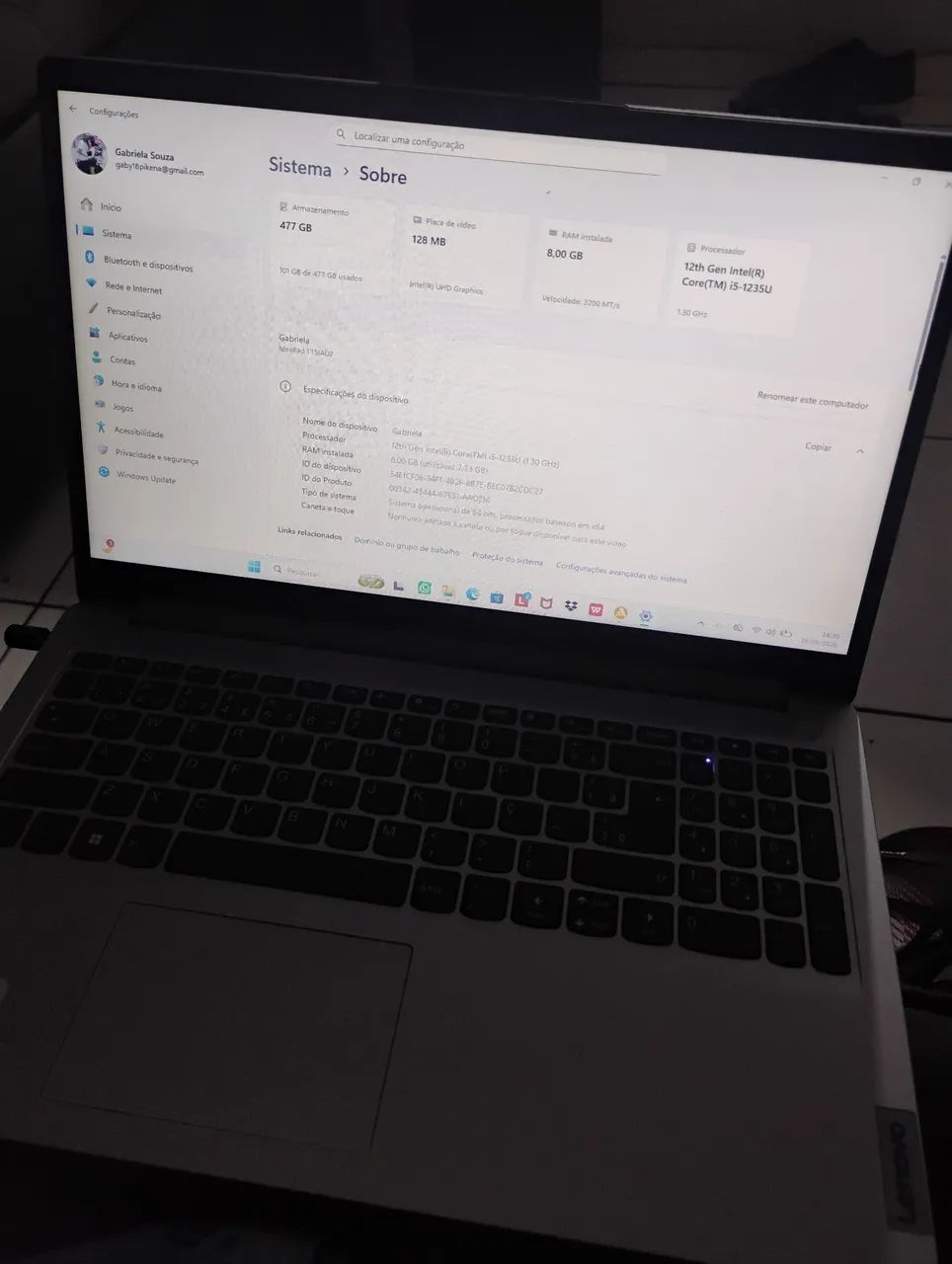 Vendo notebook Lenovo i5 passo cartão  - Foto 2