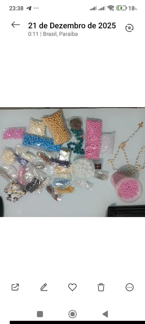 Material para terços e pulseiras