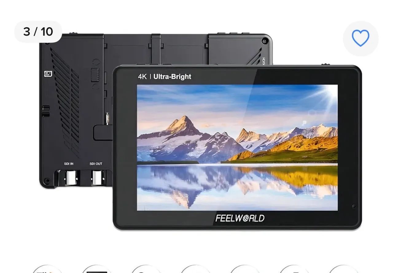 Monitor Feelworld 7? Ultrabright LUT7 - Foto 4