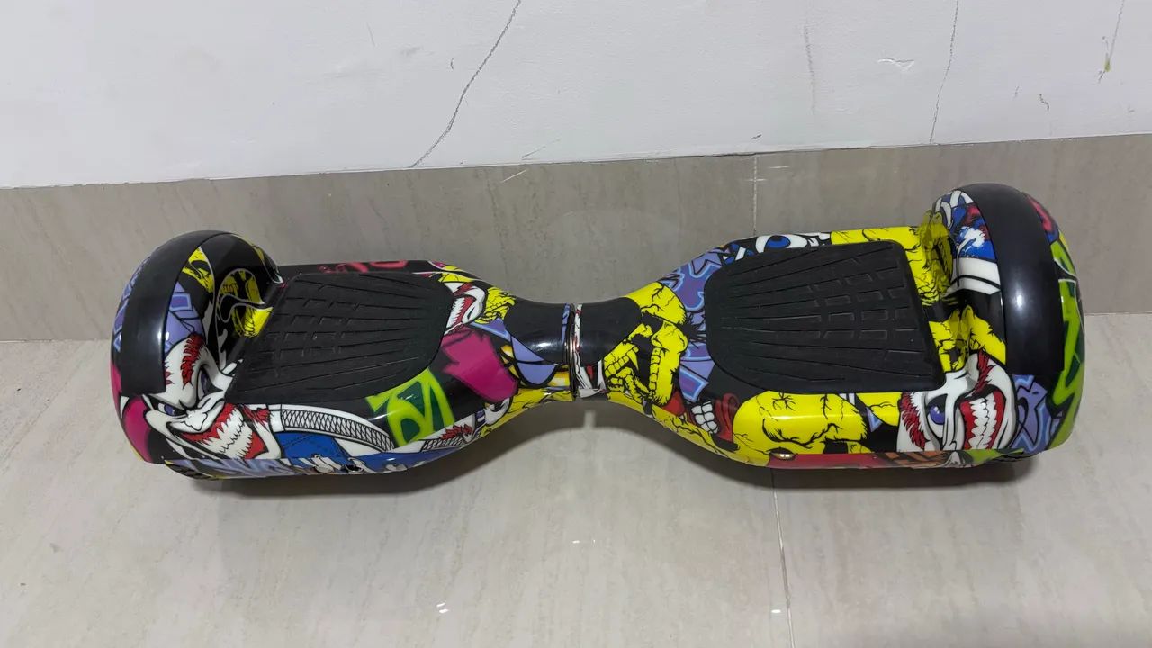 Hoverboard Elétrico com Bluetooth - Seminovo + Carregador - Foto 3