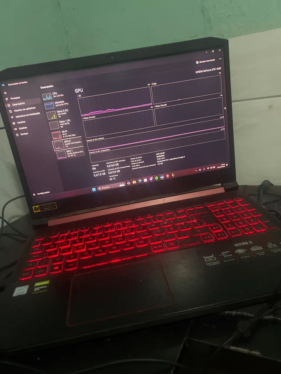 Notebook gamer i5 9300H - Foto 2