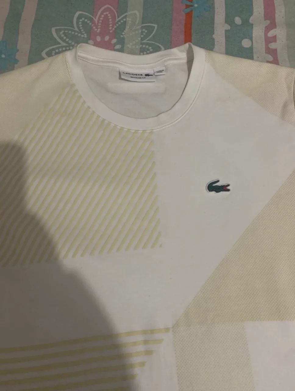 Camisa Lacoste Regular Bege