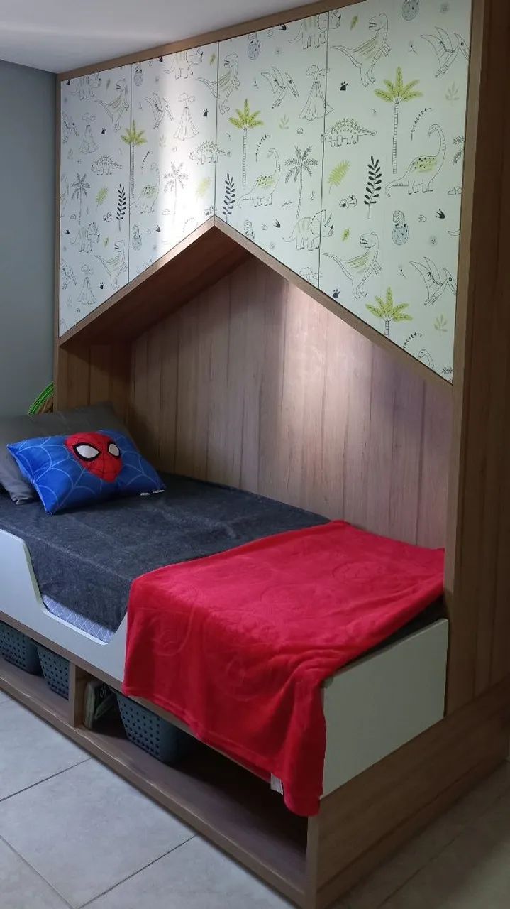 Cama casinha infantil 100% mdf