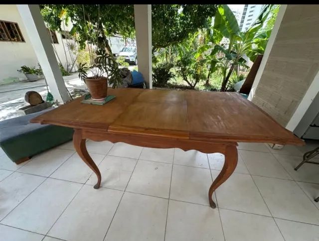 Mesa de jantar em madeira - Foto 2
