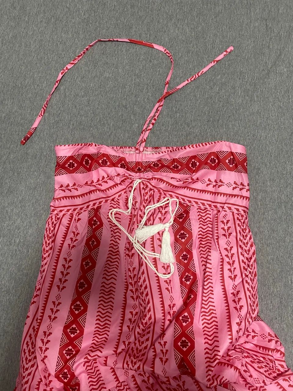 Vestido Longo Rosa Estampado Shein G - Foto 3